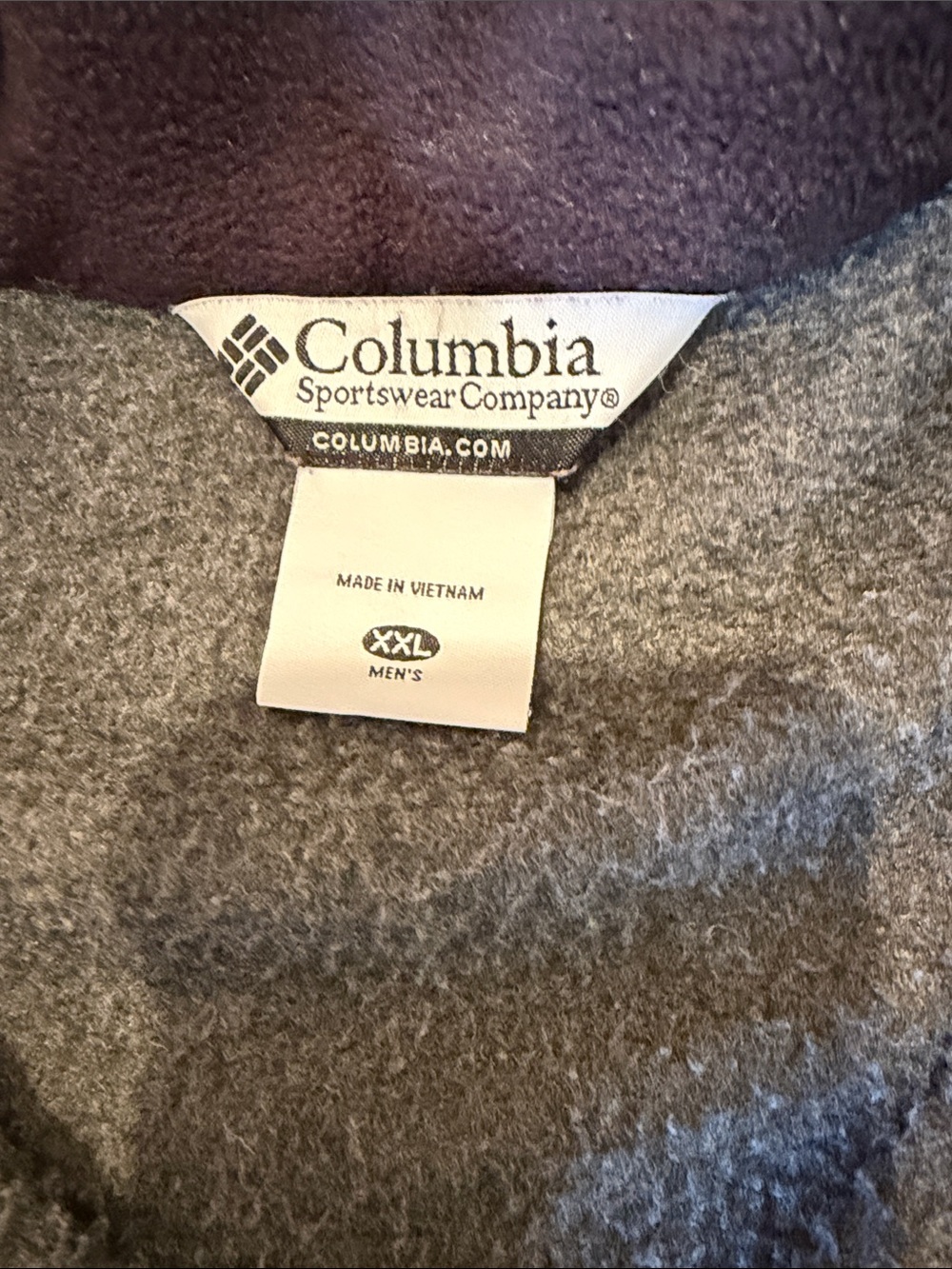 Columbia Grey Full-Zip Fleece Jacket - Picture 4 of 4